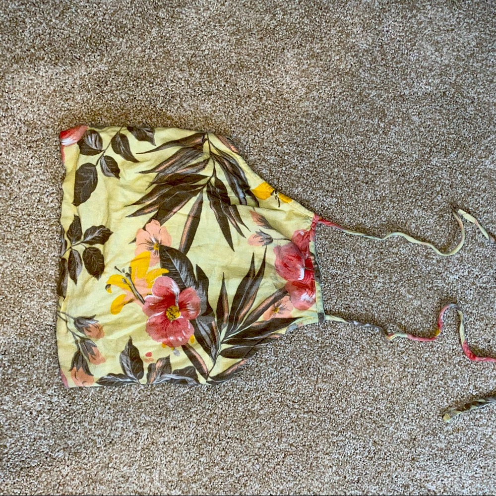 Hollister tropical halter top